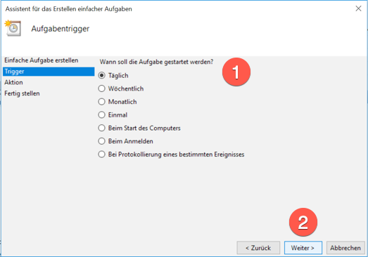 Datensicherung Windows 3