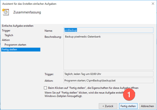 Datensicherung Windows 7